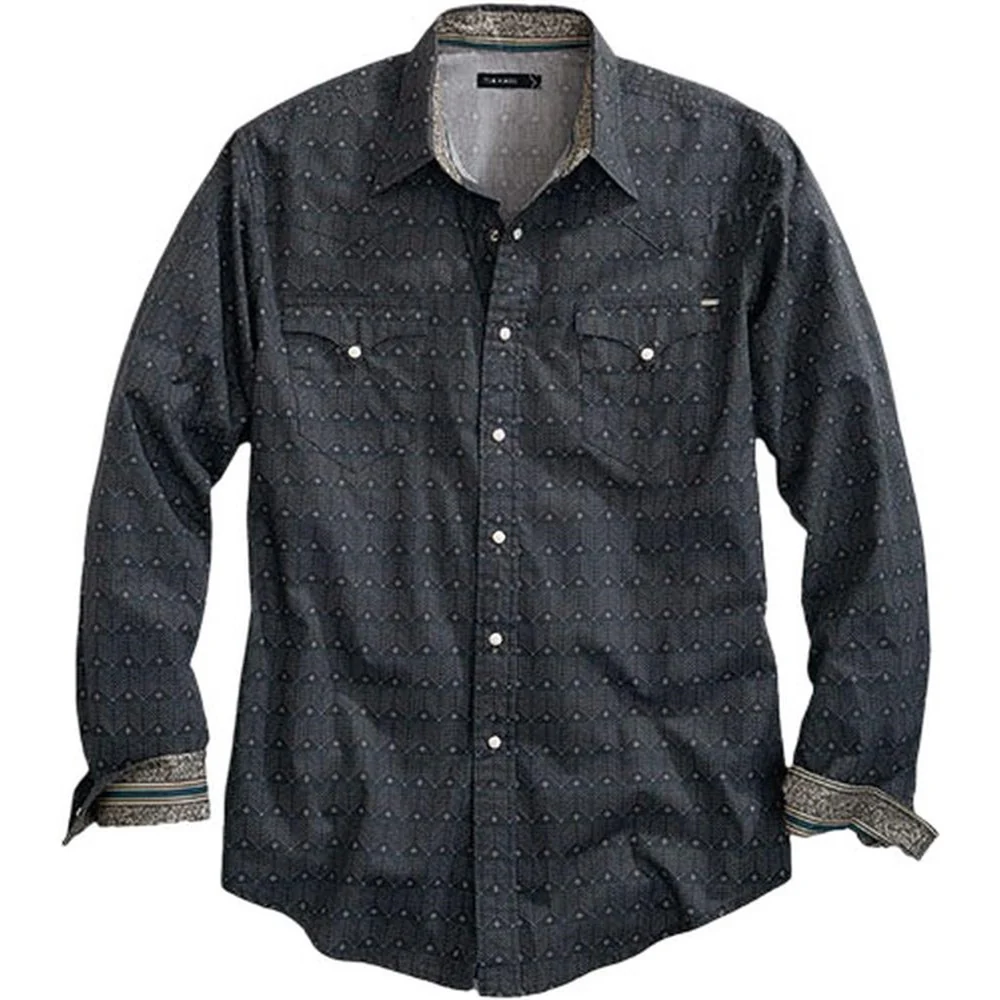 Tin Haul - Men Long Sleeve Cotton Shirt - Image 2