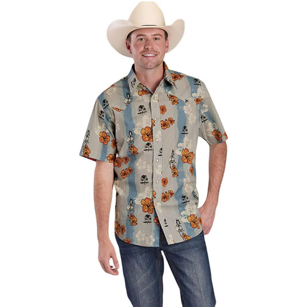 Tin Haul - Men Short Sleeve Hawaiian Style Shirt - Image 2