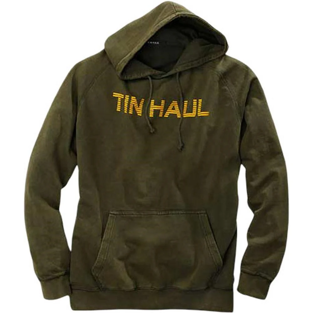Tin Haul - Mens Hooded Sweatshirt Fleece Knit Pigment Dyed