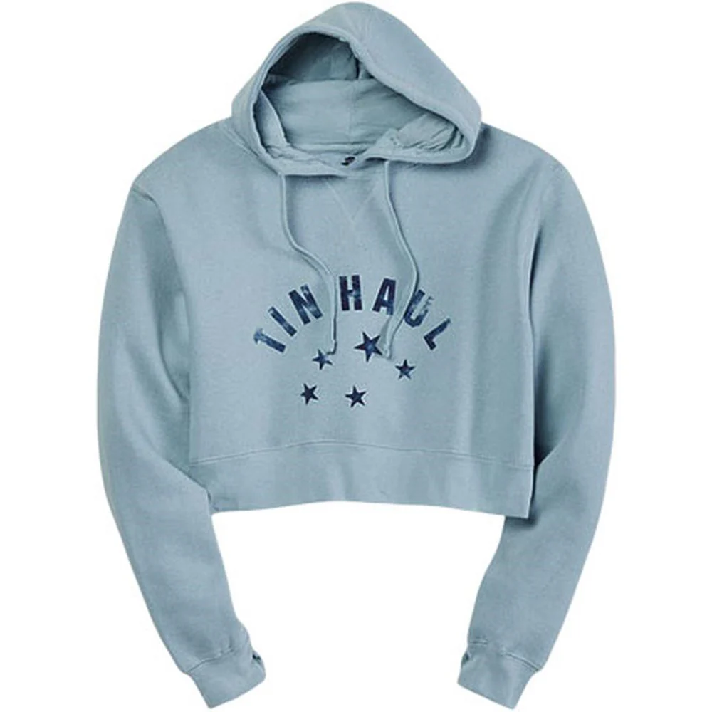 Tin Haul - Women Cropped Hooded Sweatshirt