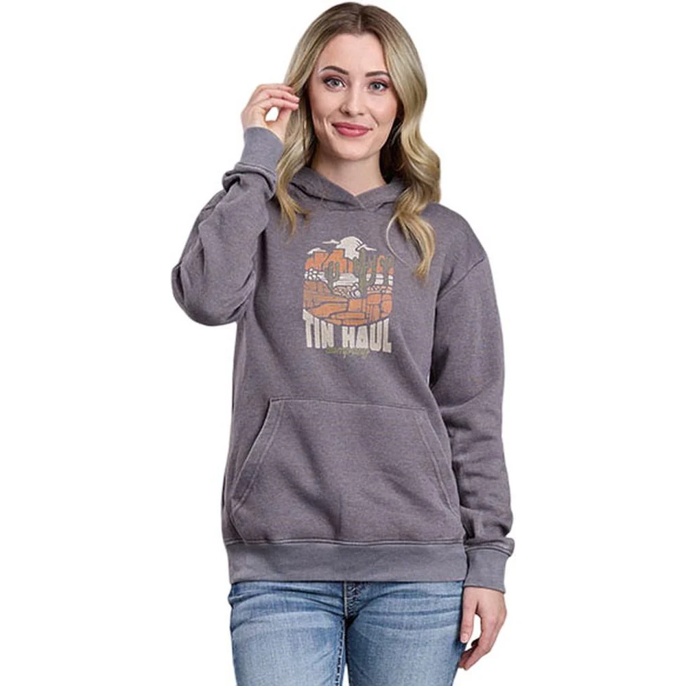 Tin Haul - Women Fleece Hooded Sweatshirt - Image 2