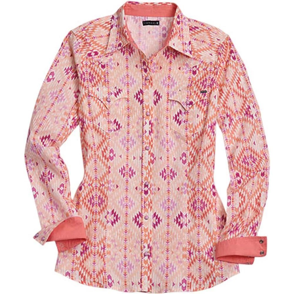 Tin Haul - Women Long Sleeve Cotton Shirt - Image 2
