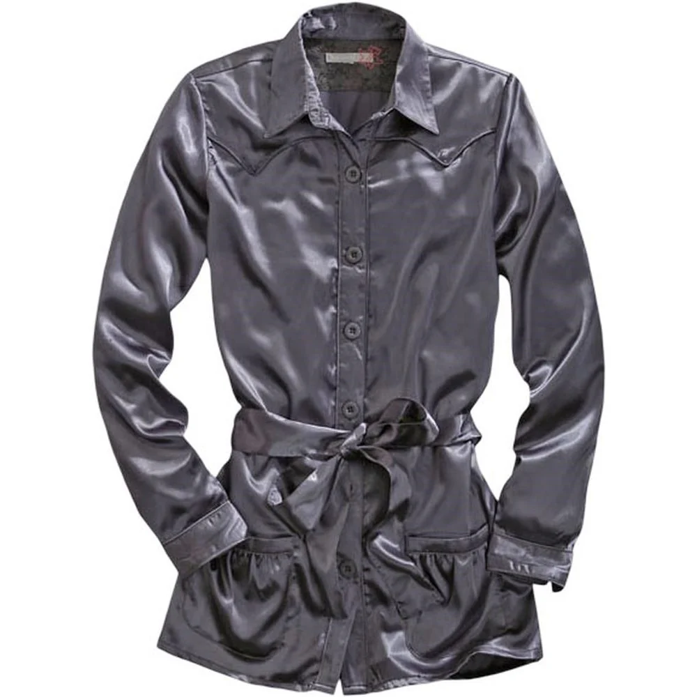 Tin Haul - Women Long Sleeve Tunic Length Shirt - Image 2