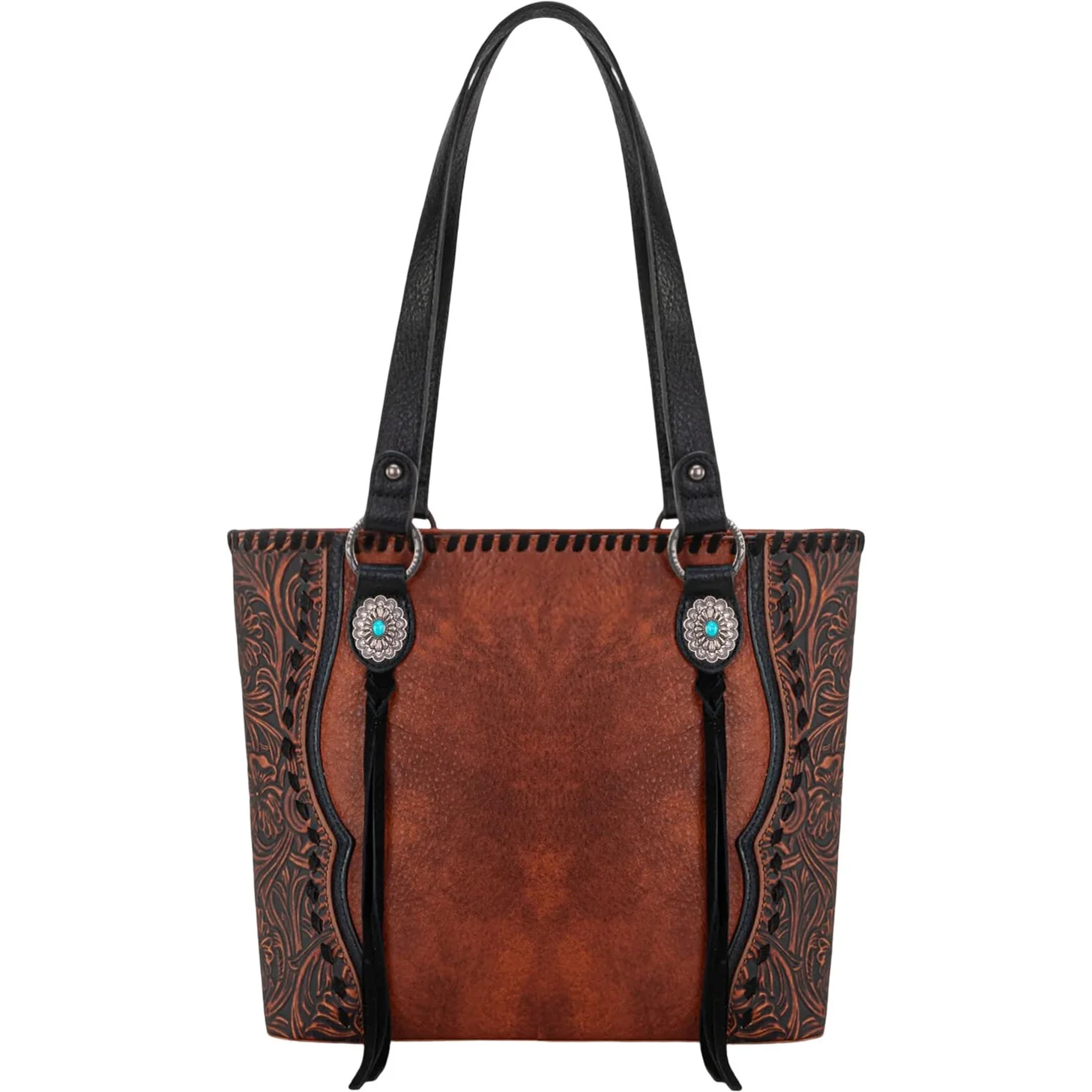 Trinity Ranch - Womens Concho Collection Concealed Carry Tote Bag - Image 2