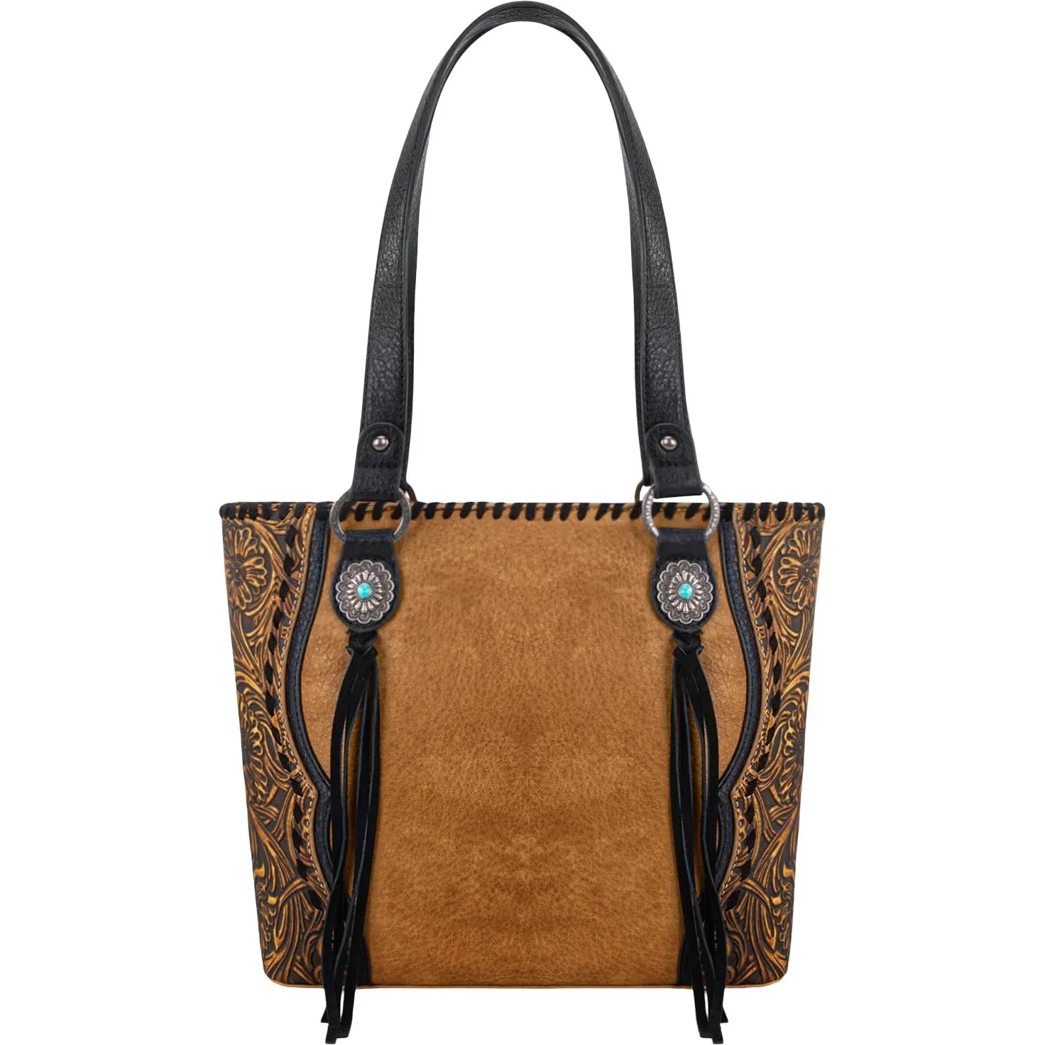 Trinity Ranch - Womens Concho Collection Concealed Carry Tote Bag - Image 4