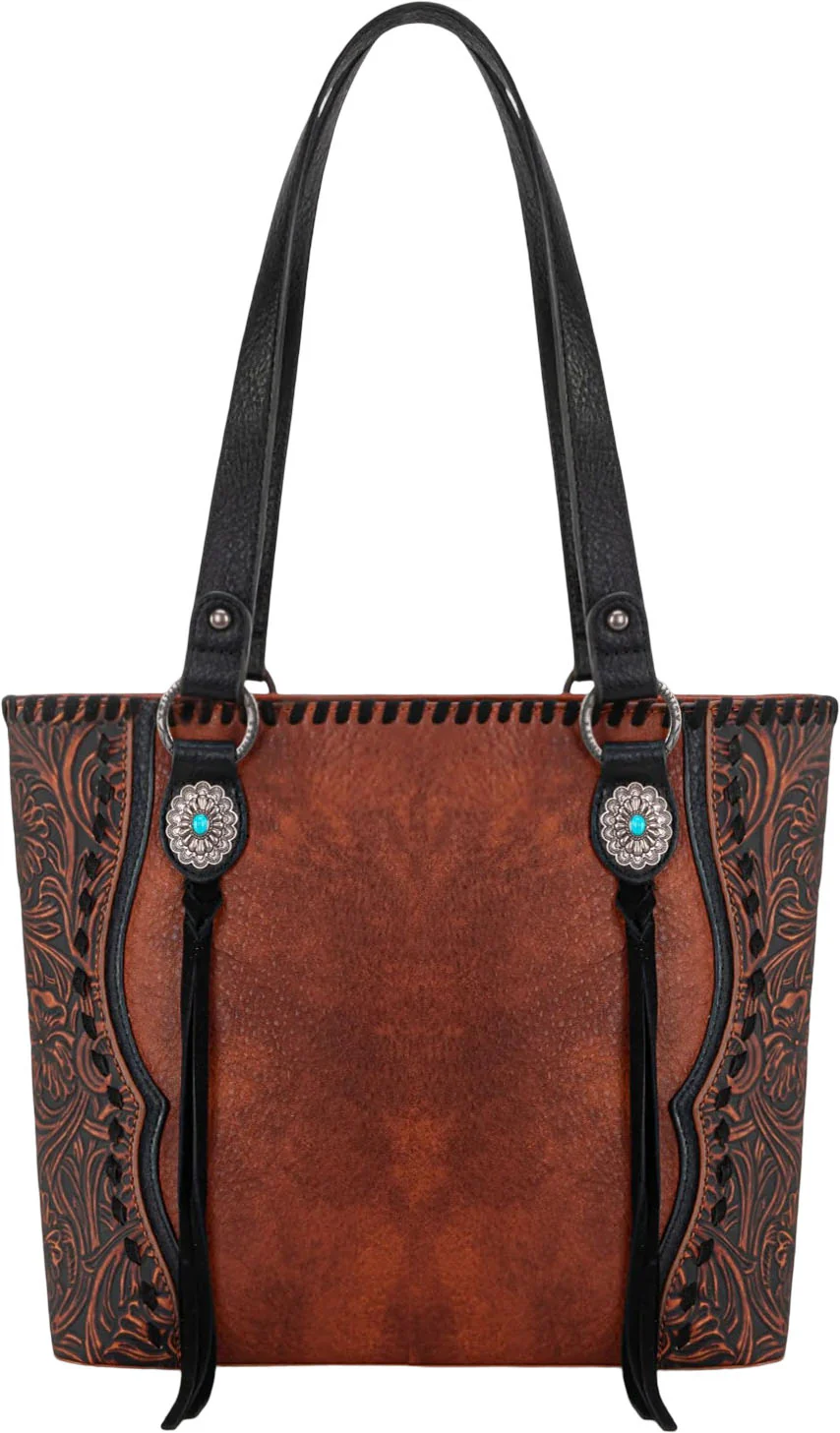 Trinity Ranch - Womens Concho Collection Concealed Carry Tote Bag - Image 7