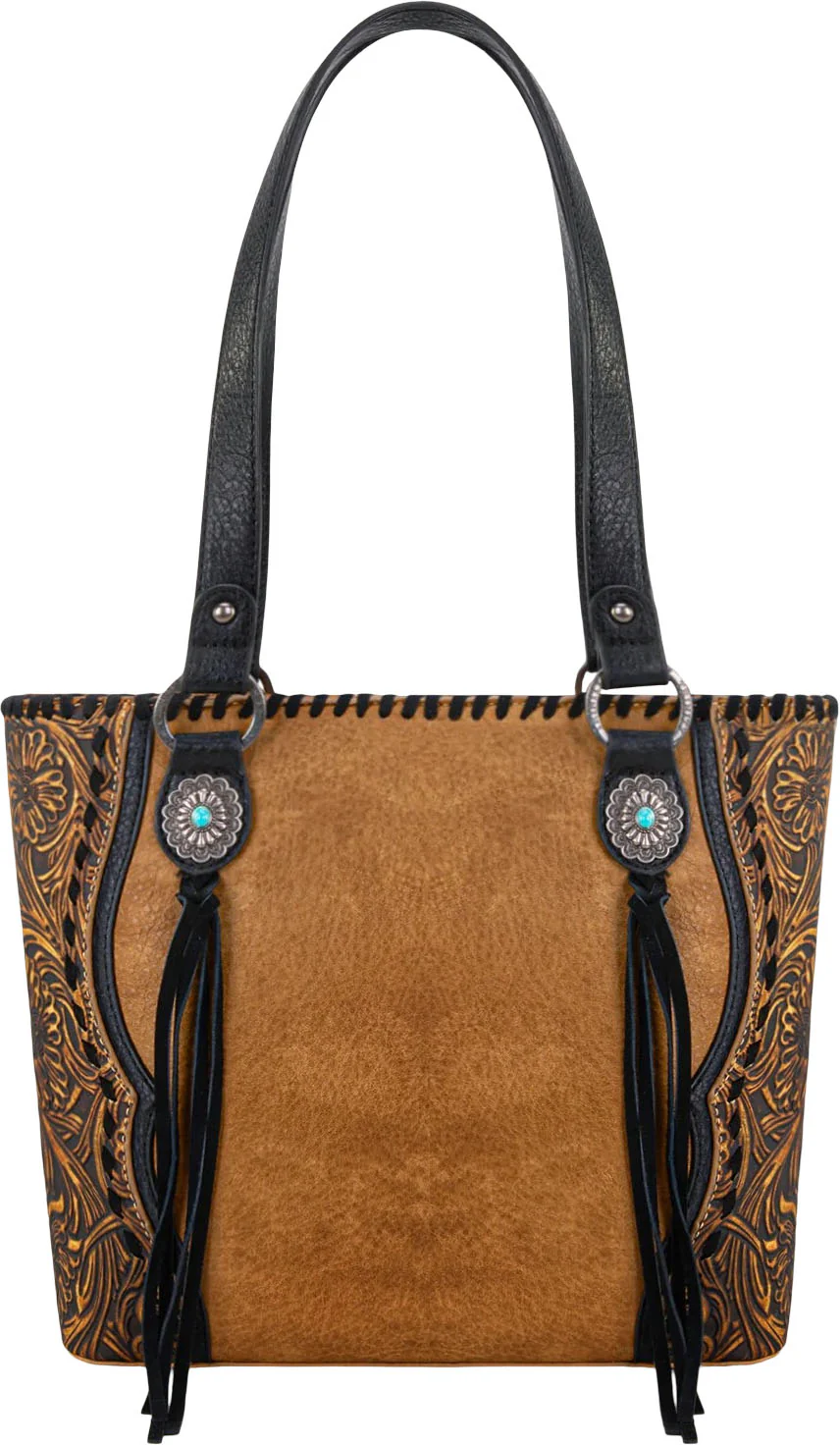 Trinity Ranch - Womens Concho Collection Concealed Carry Tote Bag - Image 9