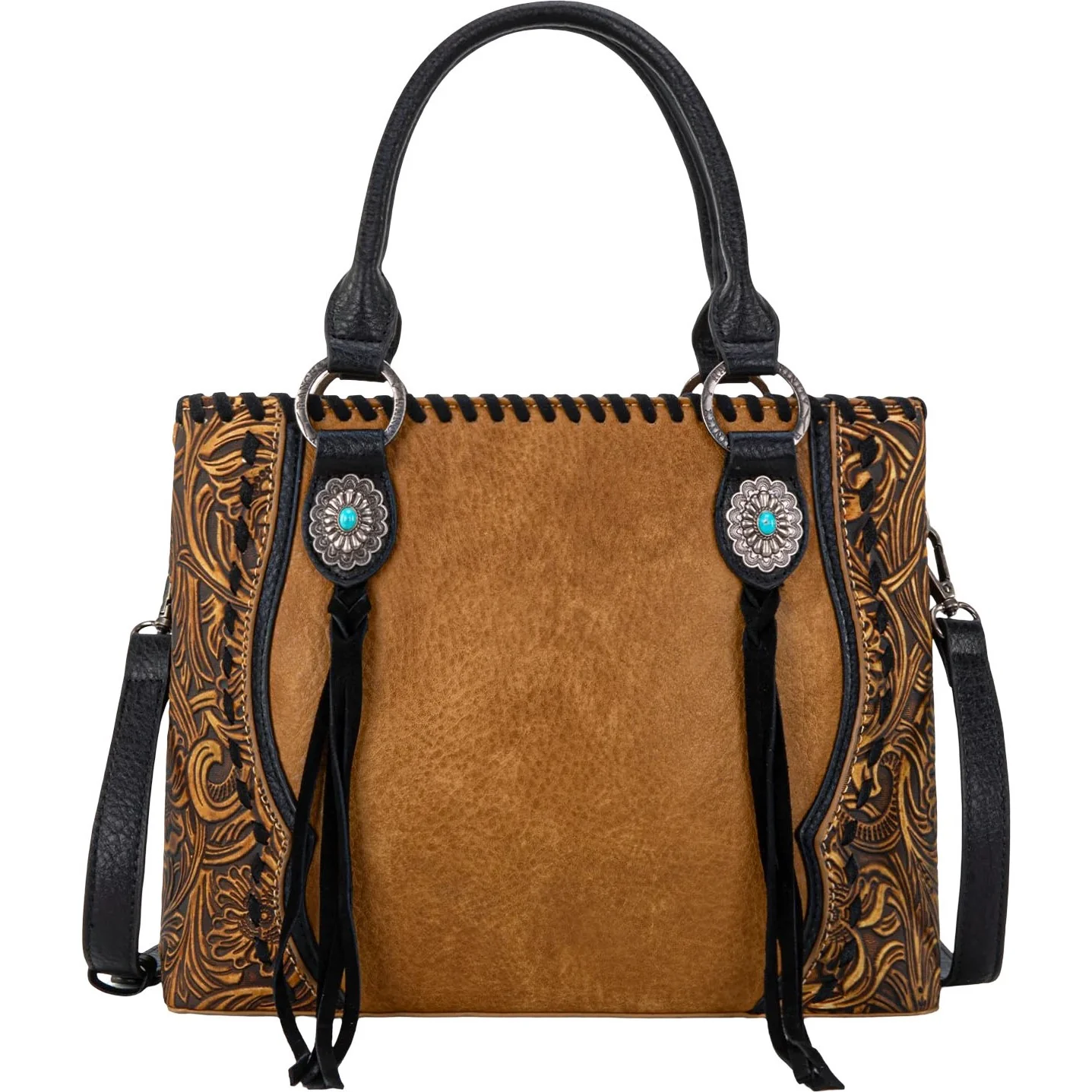 Trinity Ranch - Womens Concho Collection Tote/Crossbody Bag - Image 4