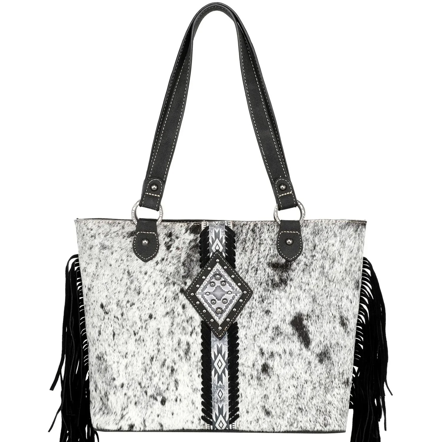 Trinity Ranch - Womens Hair-On Cowhide Concealed Carry Tote