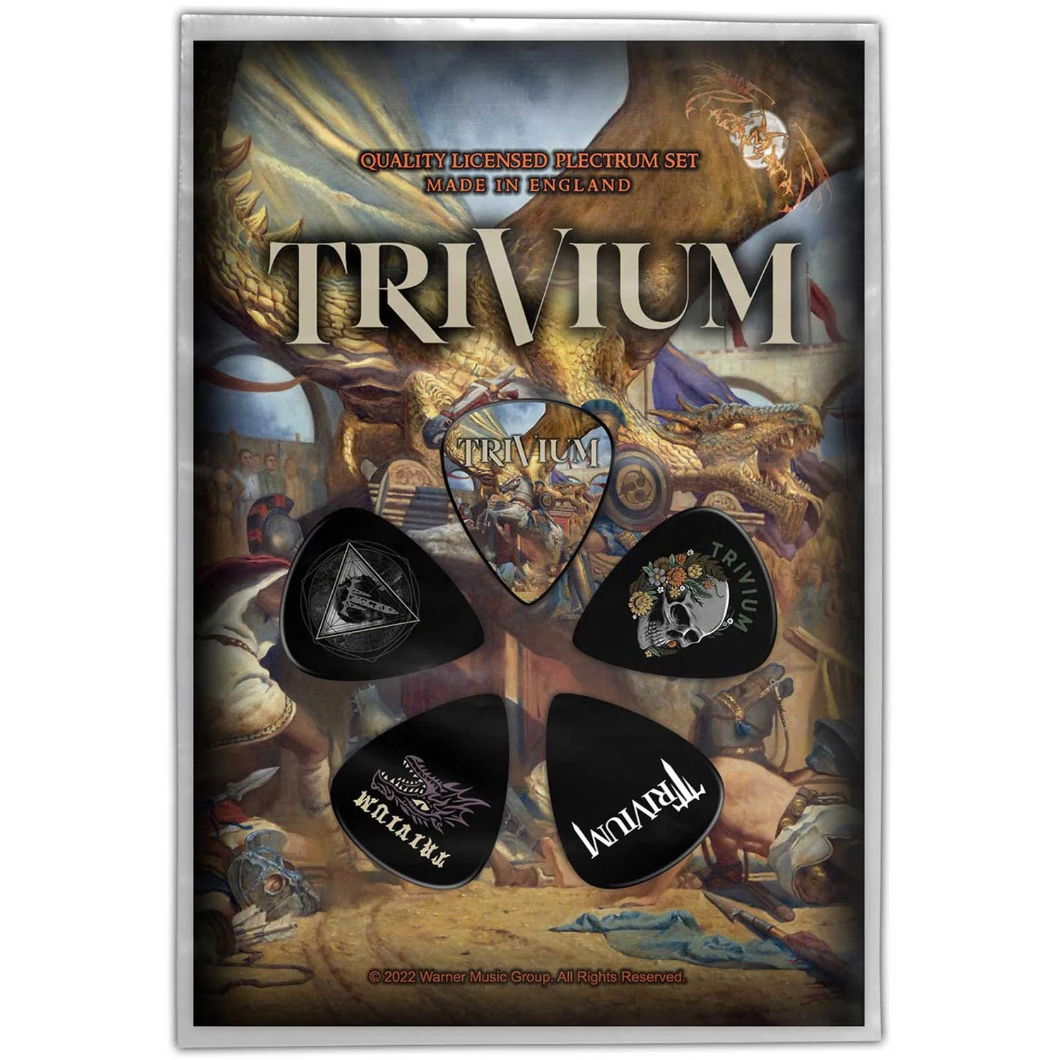 Trivium - Unisex In The Court Of The Dragon Plectrum Pack - Image 3