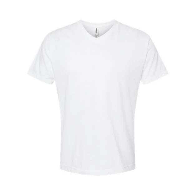 Tultex - Mens 207 Unisex Poly-Rich V-Neck T-Shirt - Image 10