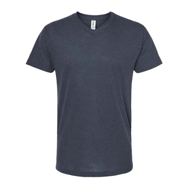 Tultex - Mens 207 Unisex Poly-Rich V-Neck T-Shirt - Image 18