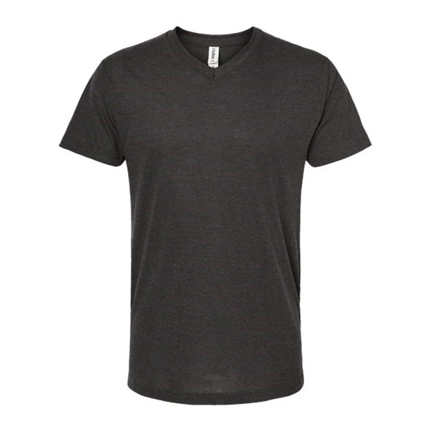 Tultex - Mens 207 Unisex Poly-Rich V-Neck T-Shirt - Image 4
