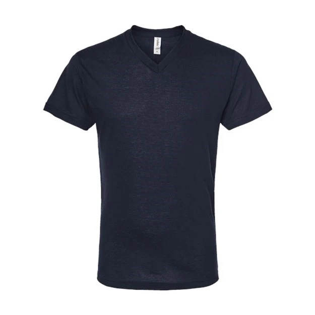 Tultex - Mens 207 Unisex Poly-Rich V-Neck T-Shirt - Image 8