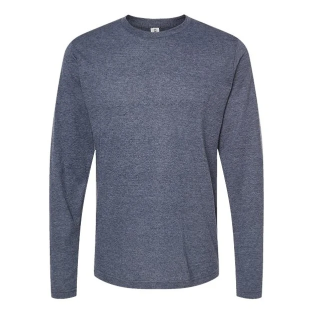 Tultex - Mens 242 Unisex Poly-Rich Long Sleeve T-Shirt - Image 4