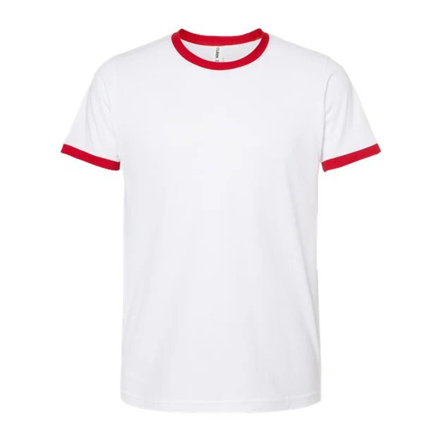 Tultex - Mens 246 Unisex Fine Jersey Ringer T-Shirt - Image 16
