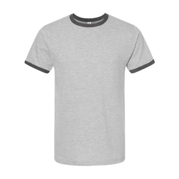 Tultex - Mens 246 Unisex Fine Jersey Ringer T-Shirt - Image 20