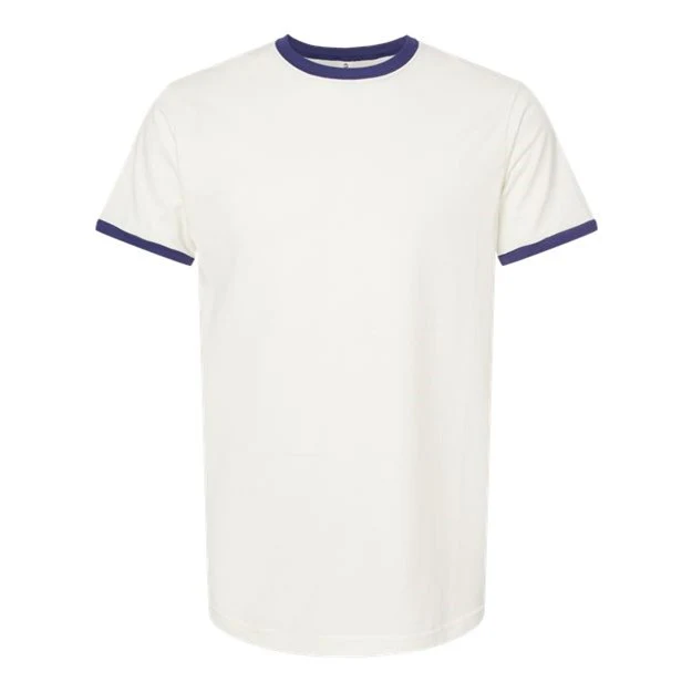 Tultex - Mens 246 Unisex Fine Jersey Ringer T-Shirt - Image 23