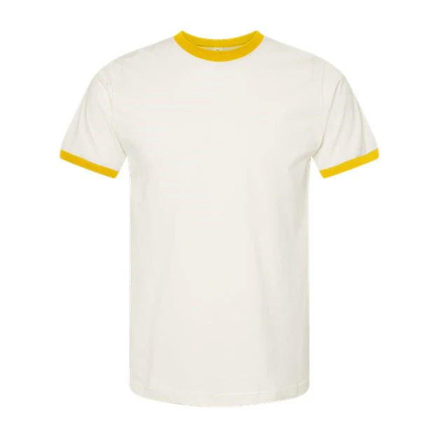 Tultex - Mens 246 Unisex Fine Jersey Ringer T-Shirt - Image 24