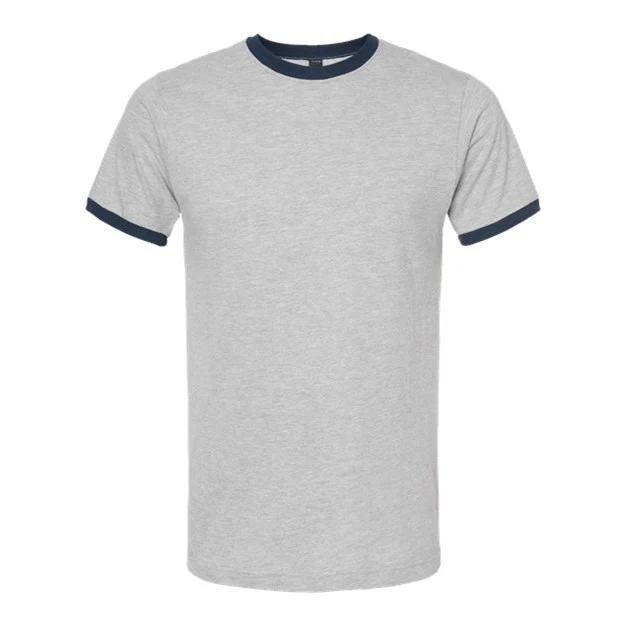 Tultex - Mens 246 Unisex Fine Jersey Ringer T-Shirt - Image 26