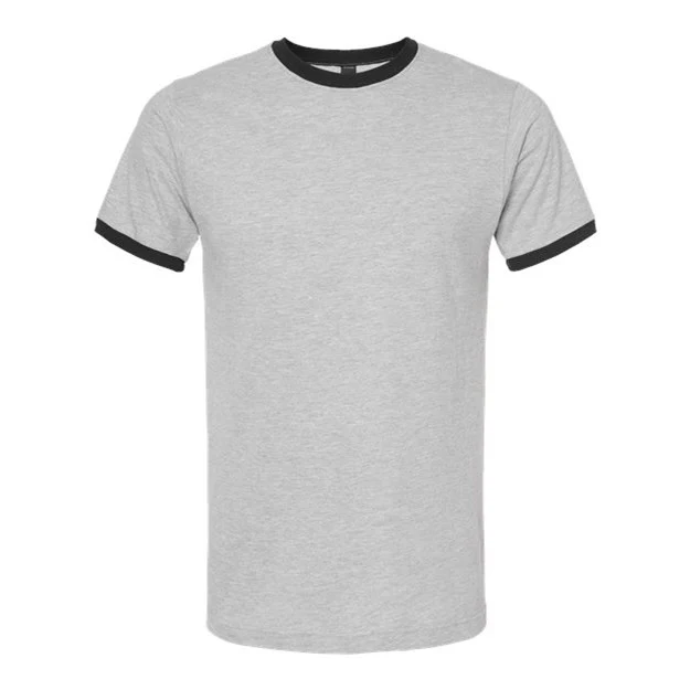 Tultex - Mens 246 Unisex Fine Jersey Ringer T-Shirt - Image 3