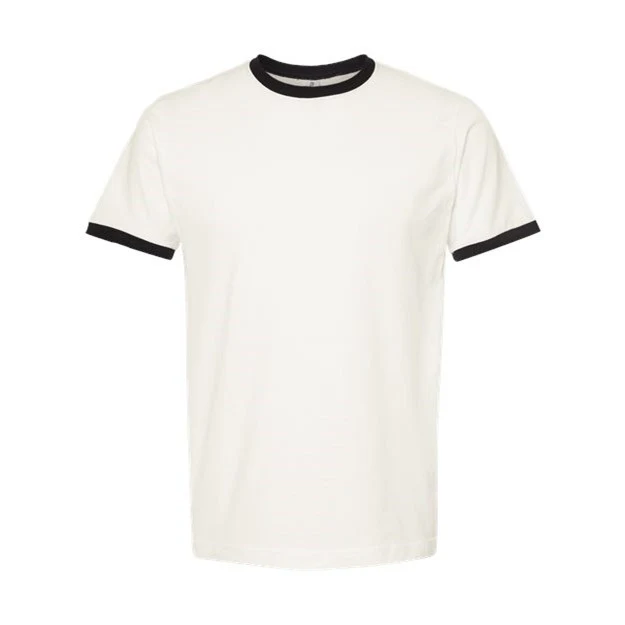 Tultex - Mens 246 Unisex Fine Jersey Ringer T-Shirt - Image 6