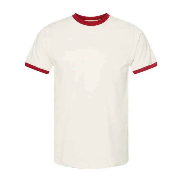 Tultex - Mens 246 Unisex Fine Jersey Ringer T-Shirt - Image 9