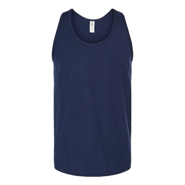 Tultex - Mens S105 Unisex Fine Jersey Tank Top - Image 3