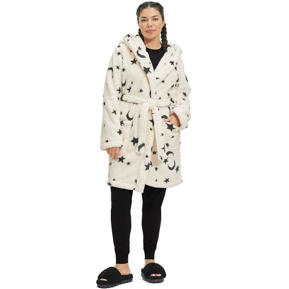 Ugg - Womens Aarti Hooded Fleece Robe - Image 16