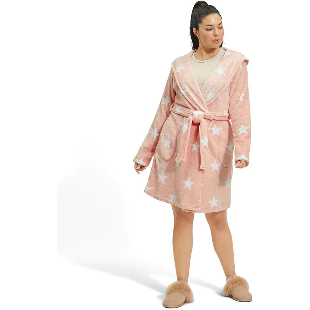 Ugg - Womens Miranda Hooded Shawl Collar Robe - Image 4