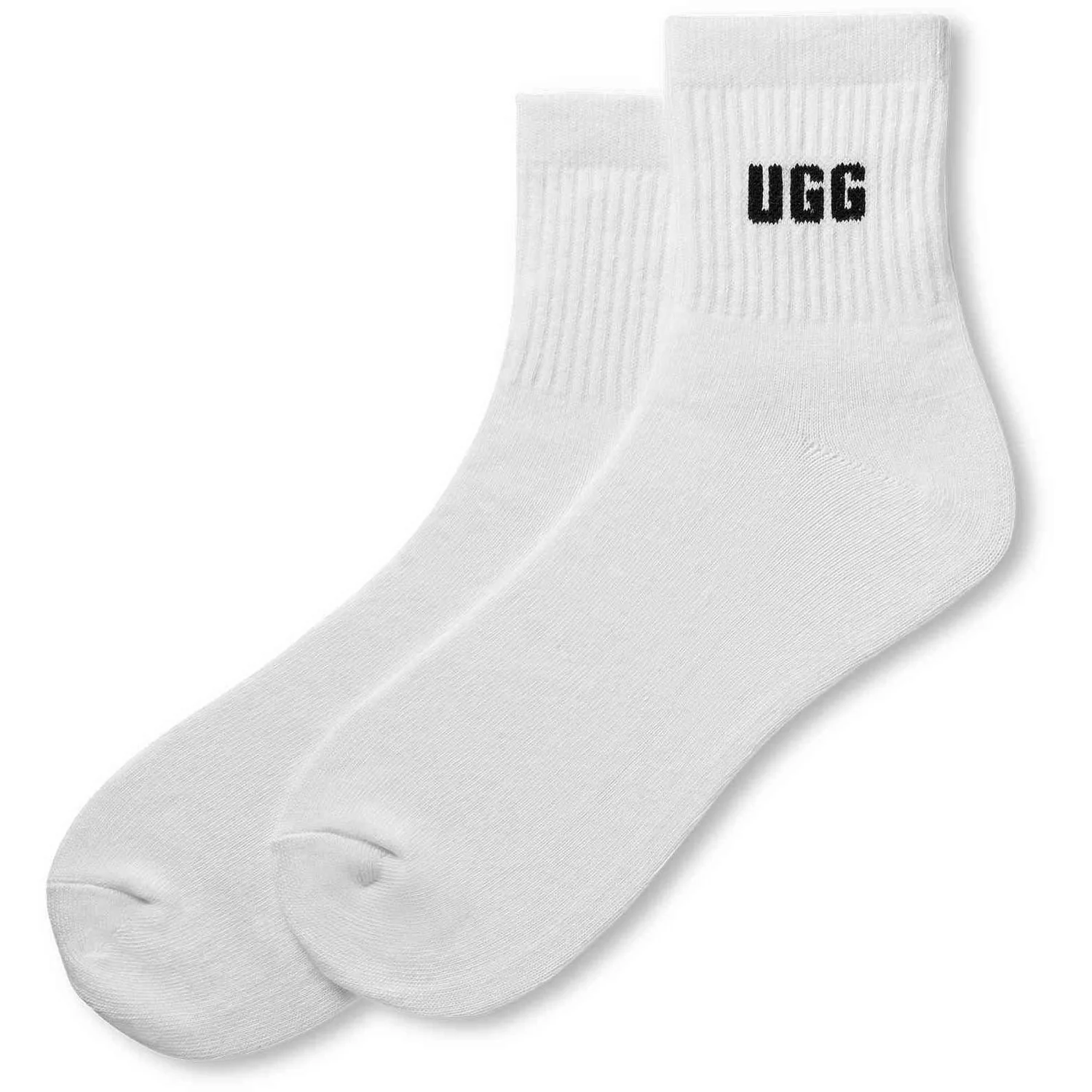 Ugg - Womens Quinlin Logo Quarter 2 Pack Sock - Image 2