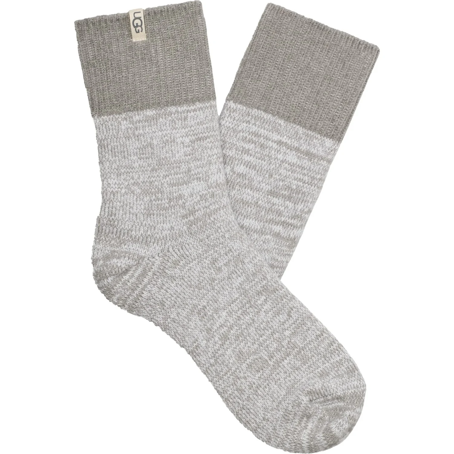 Ugg - Womens Rib Knit Slouchy Quarter Socks - Image 10