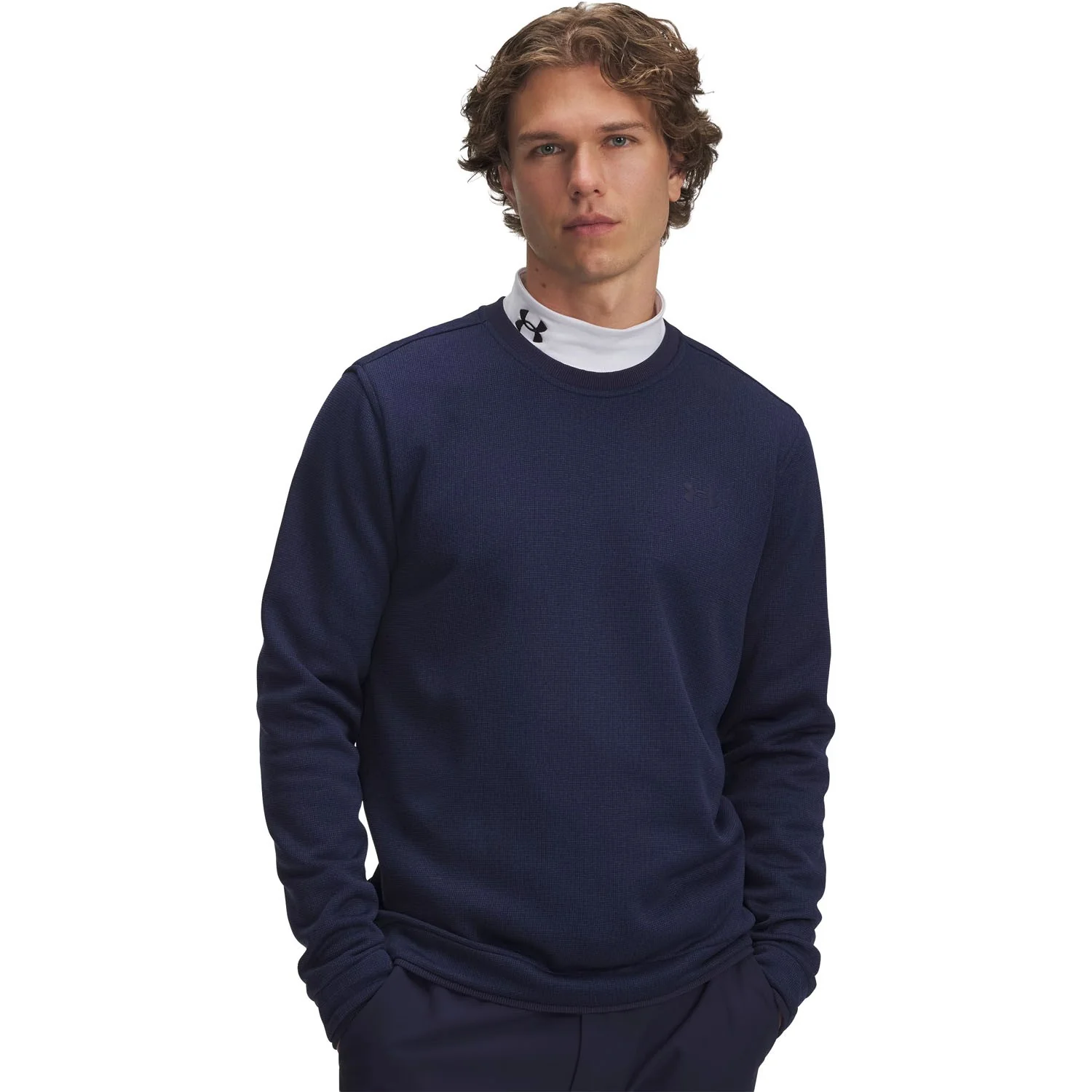 Under Armour - Mens Fleece Crew Neck Sweater - Image 3