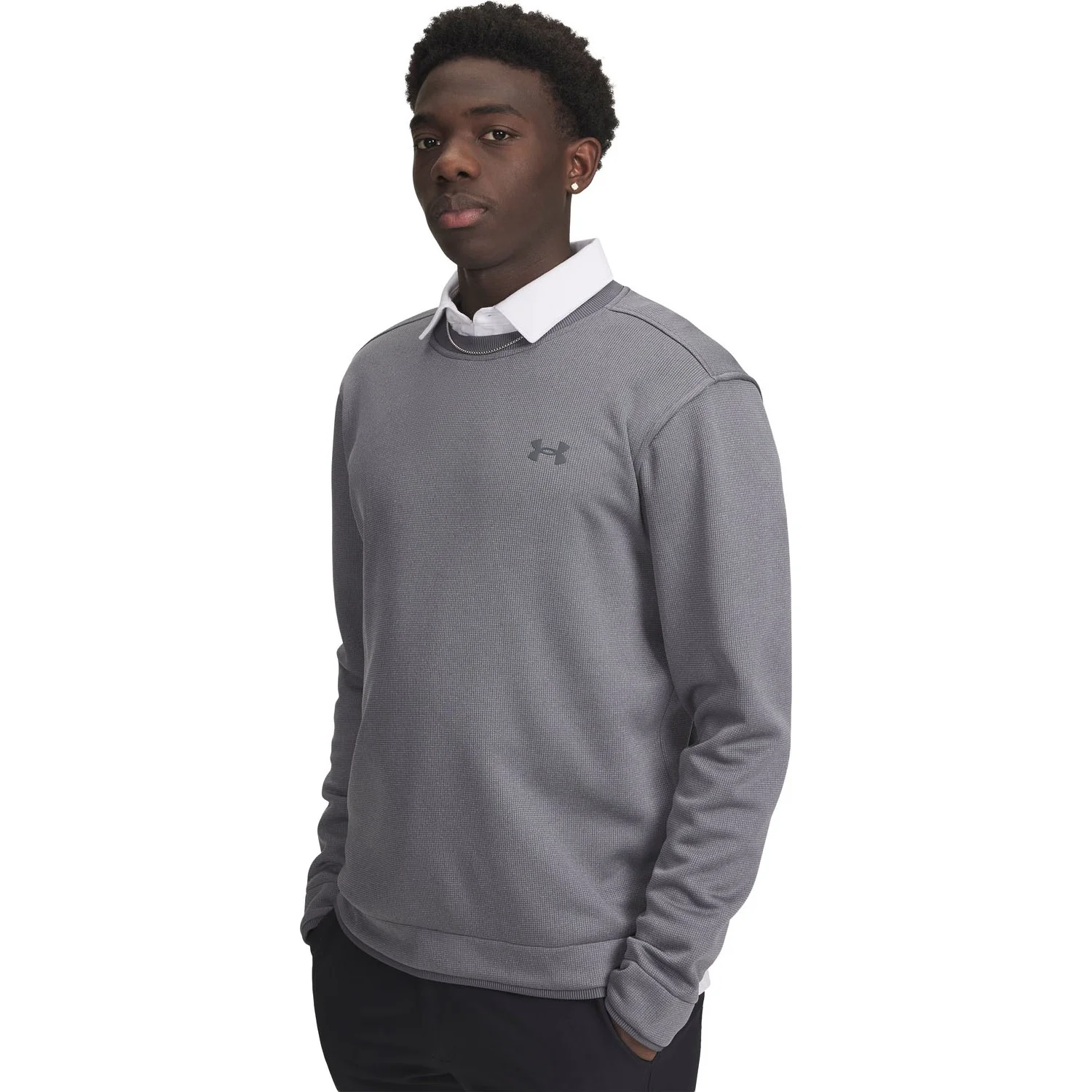Under Armour - Mens Fleece Crew Neck Sweater - Image 4
