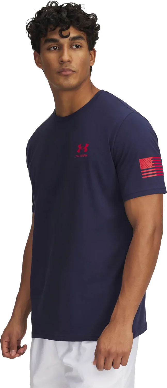 Under Armour - Mens Freedom Flag Gradient T-Shirt - Image 3