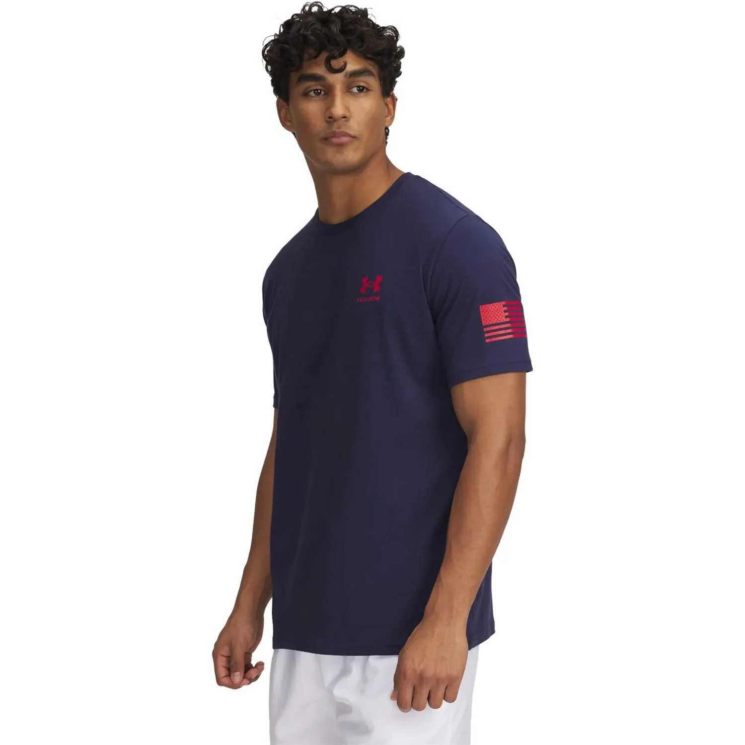 Under Armour - Mens Freedom Flag Gradient T-Shirt - Image 5