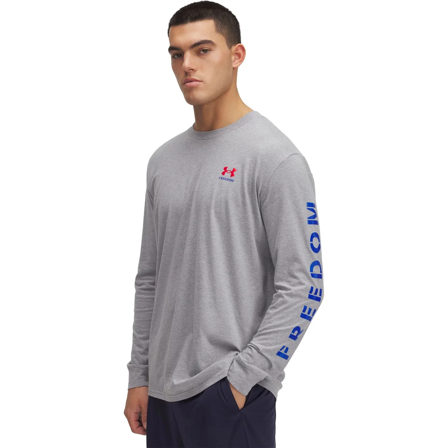 Under Armour - Mens Freedom Flag Long Sleeve T-Shirt - Image 2