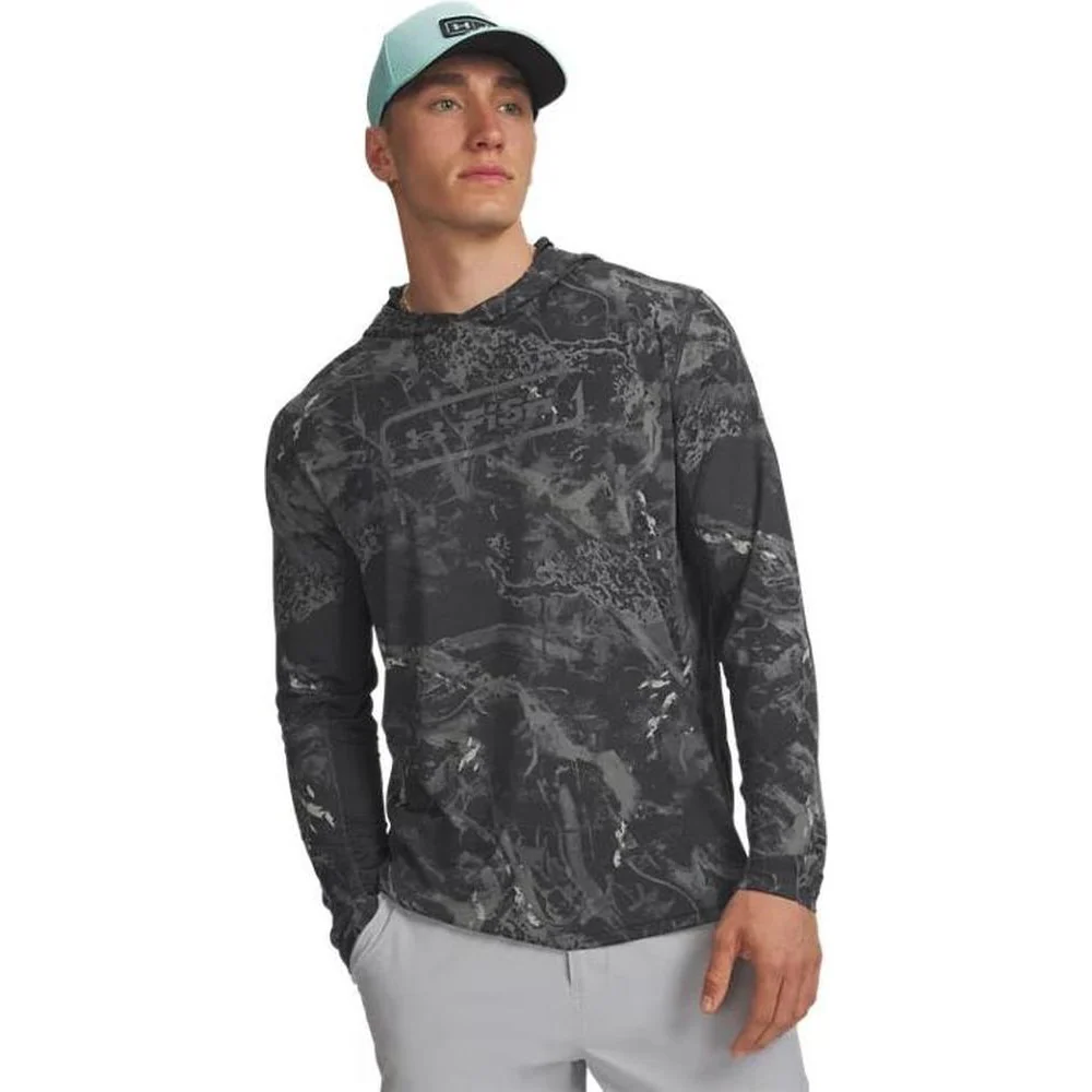 Under Armour - Mens Iso-Chill Shorebreak Camo Hoodie - Image 6