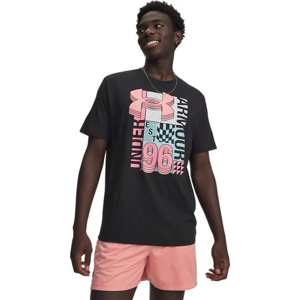 Under Armour - Mens Logo Collage Short Sleeve T-Shirt - Image 2