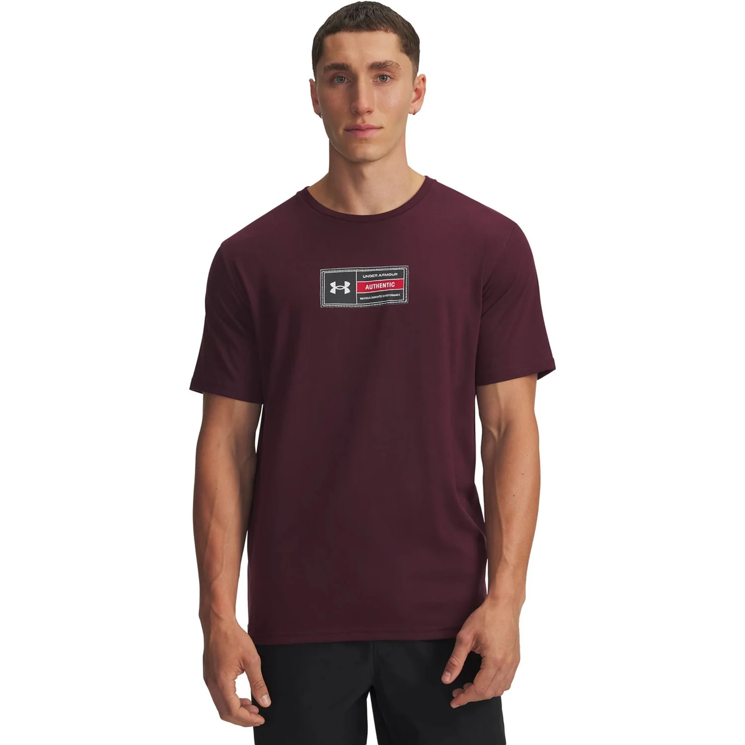 Under Armour - Mens Printed Woven Label Short Sleeve T-Shirt - Image 2
