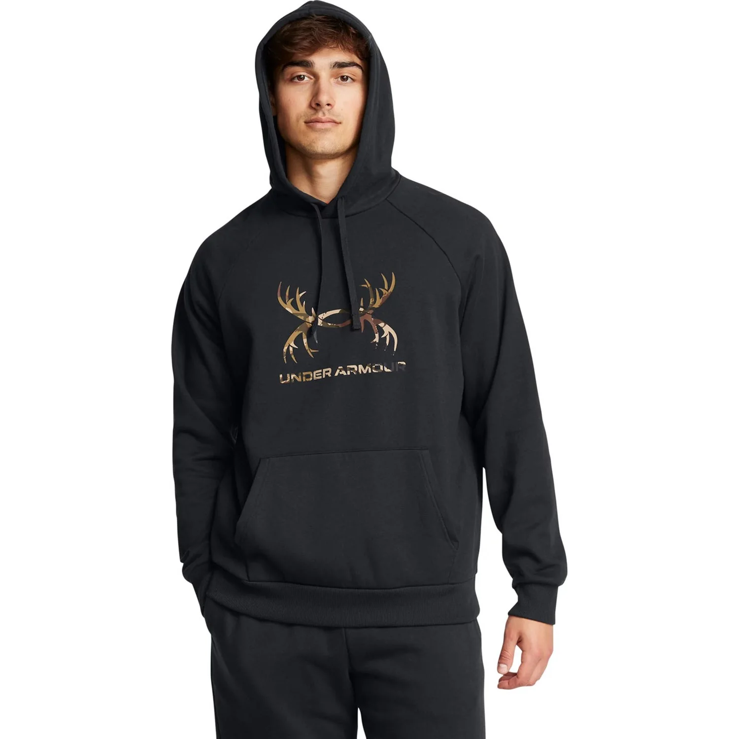 Under Armour - Mens Rival Antler Hoodie - Image 4