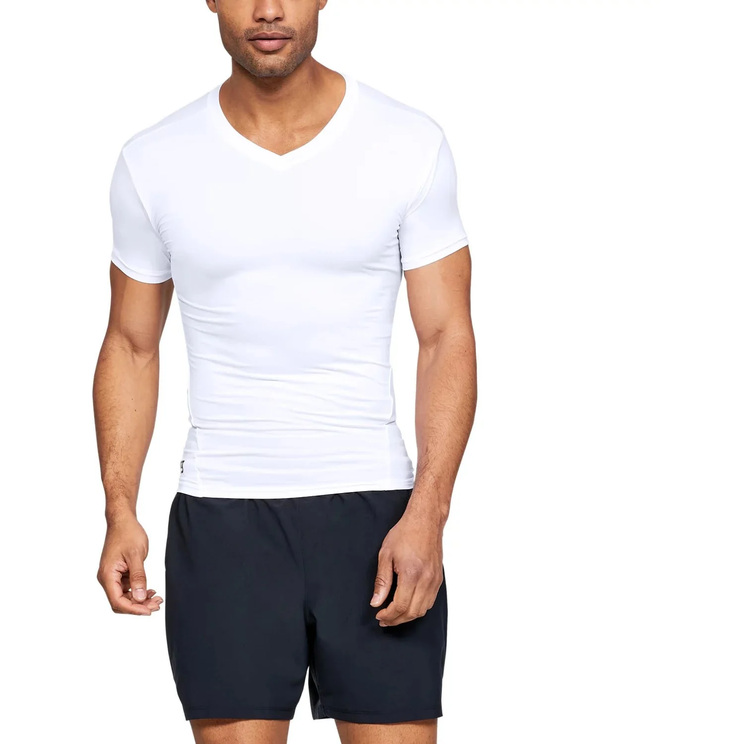 Under Armour - Mens Tactical Heatgear Compression V-Neck T-Shirt