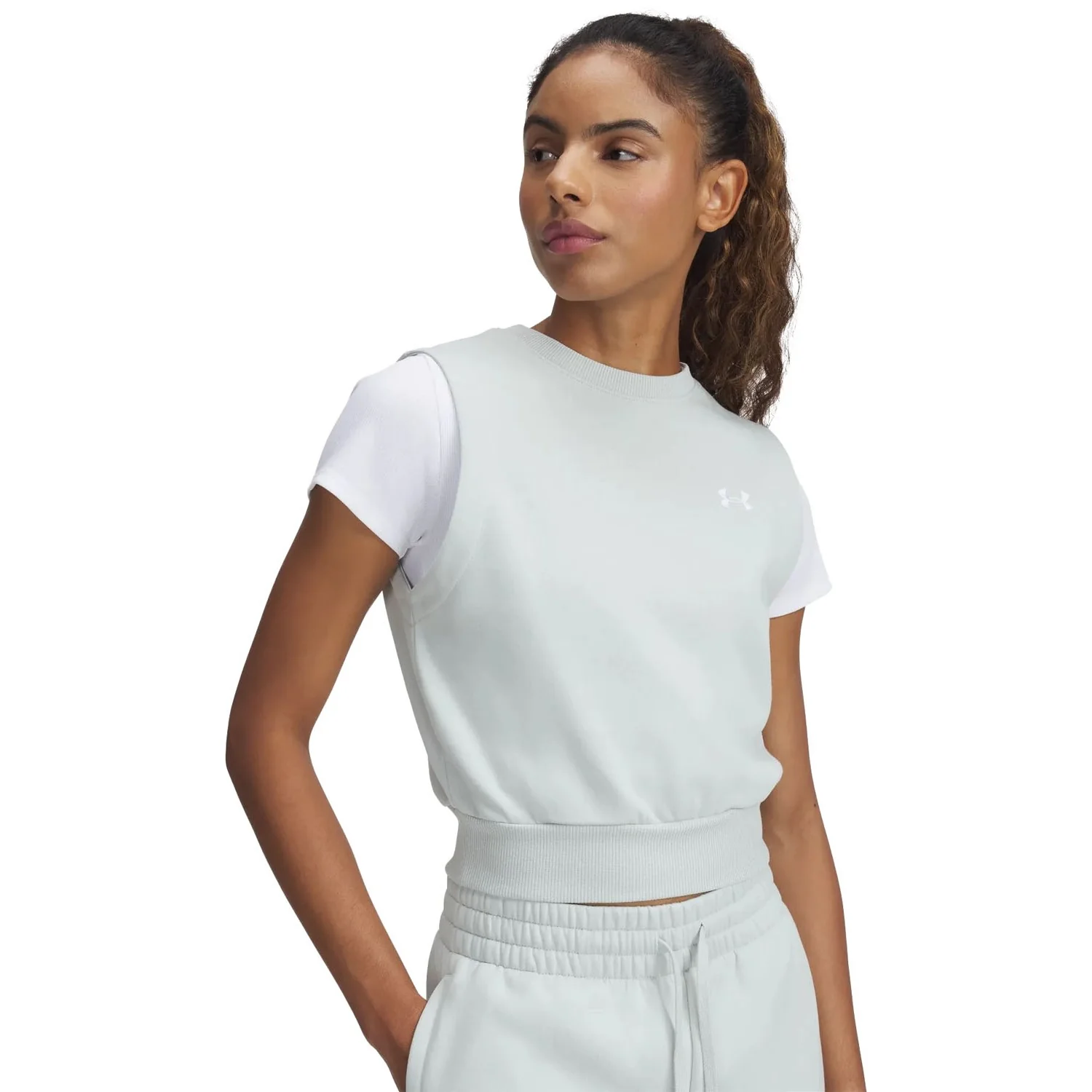 Under Armour - Womens Rival Fleece Sl Top - Image 3