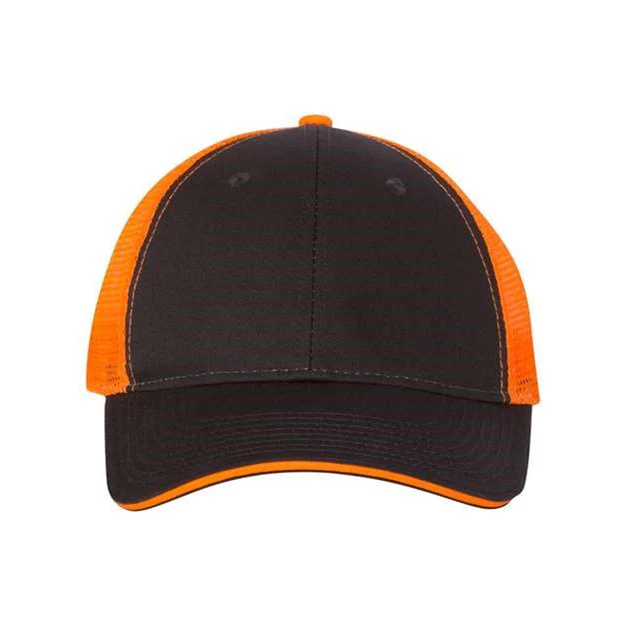 Valucap - Mens S102 Sandwich Trucker Cap - Image 10