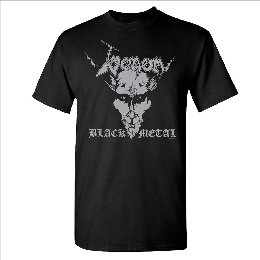 Venom - Unisex Black Metal T-Shirt - Image 2