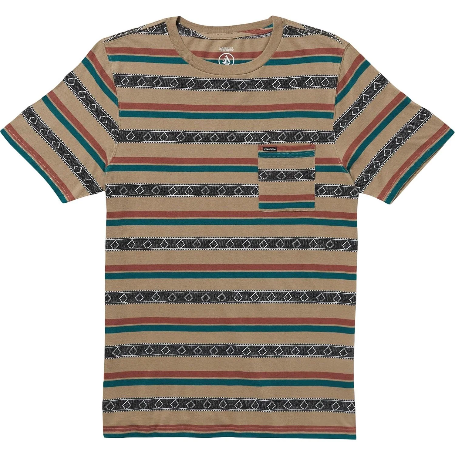 Volcom - Mens Taction Crew Neck Short Sleeve T-Shirt - Image 2