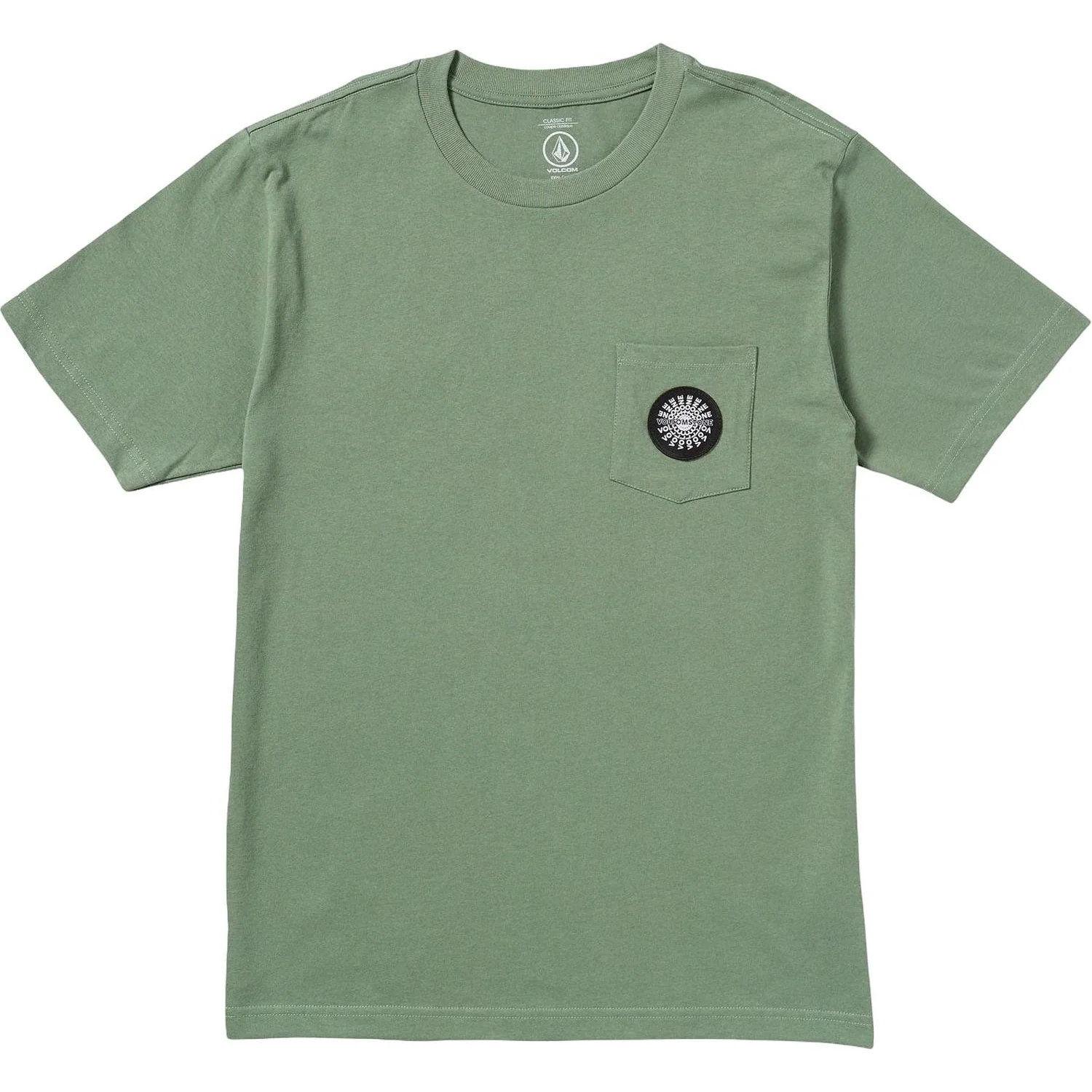 Volcom - Mens Woven Label Pocket Short Sleeve T-Shirt - Image 3