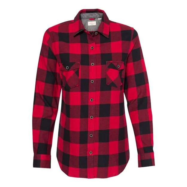 Weatherproof - Womens W164761 Vintage Brushed Flannel Long Sleeve Shirt - Image 2