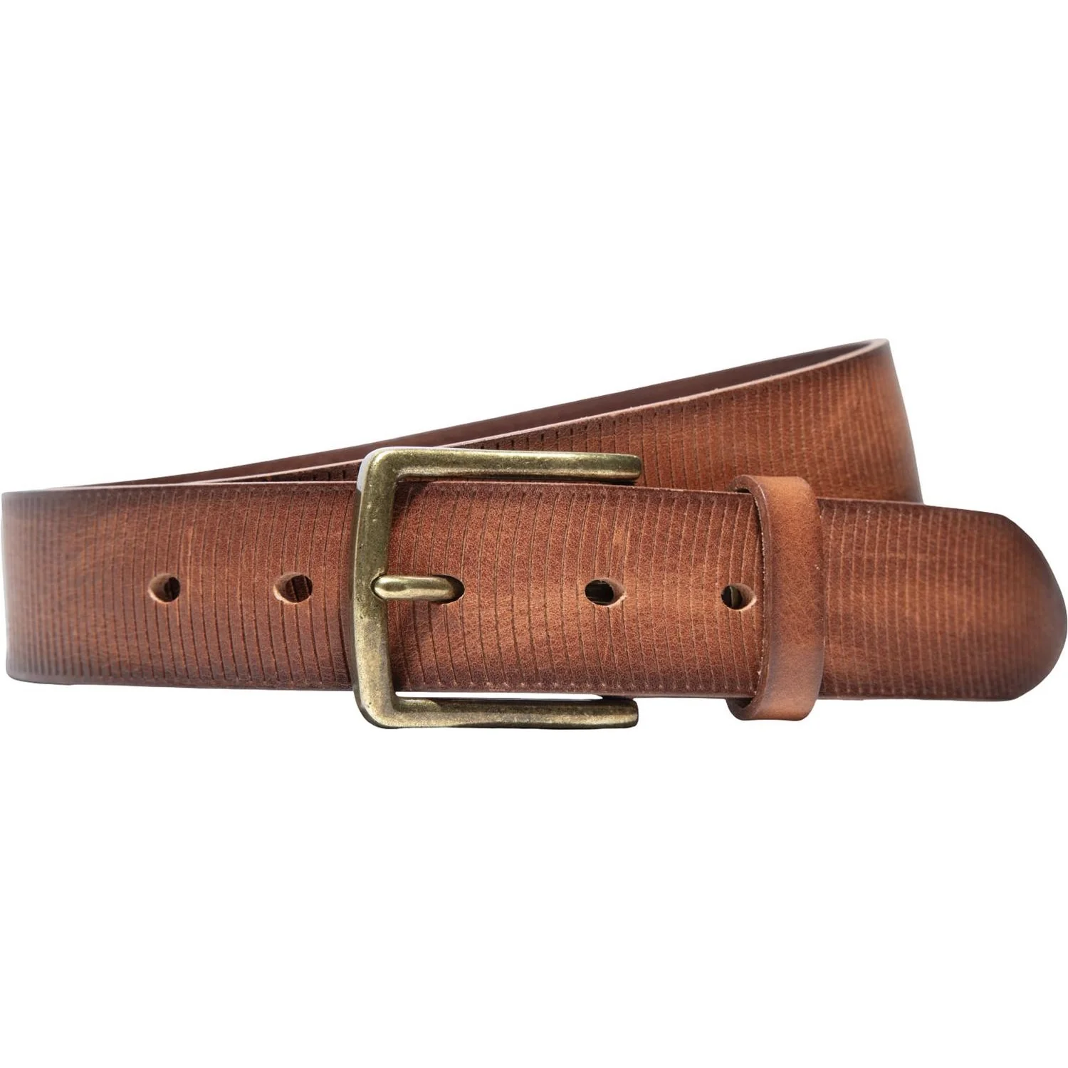 Will Leather Goods - Mens Embossed Circles Belt - Image 3