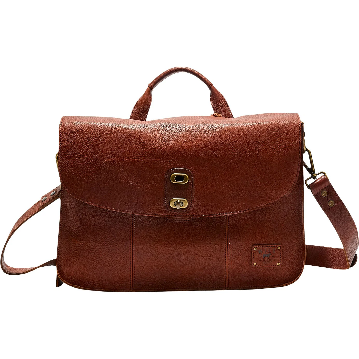 Will Leather Goods - Mens Kent Leather Messenger Bag - Image 2
